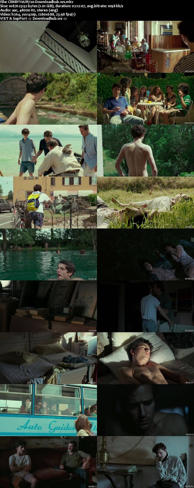 Call Me by Your Name 2017 English 720p Web-DL 1GB ESubs