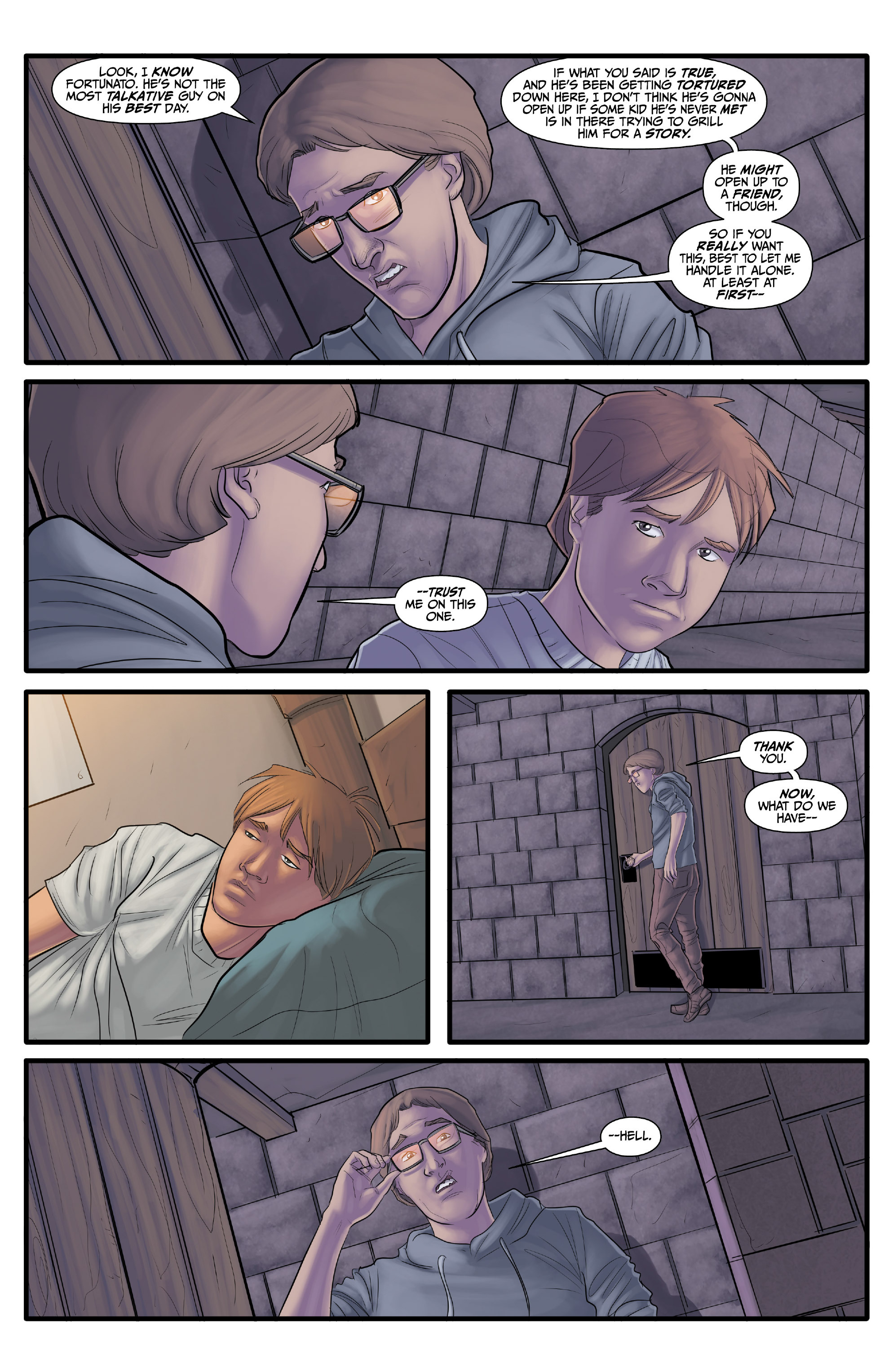Read online Morning Glories comic -  Issue #40 - 17