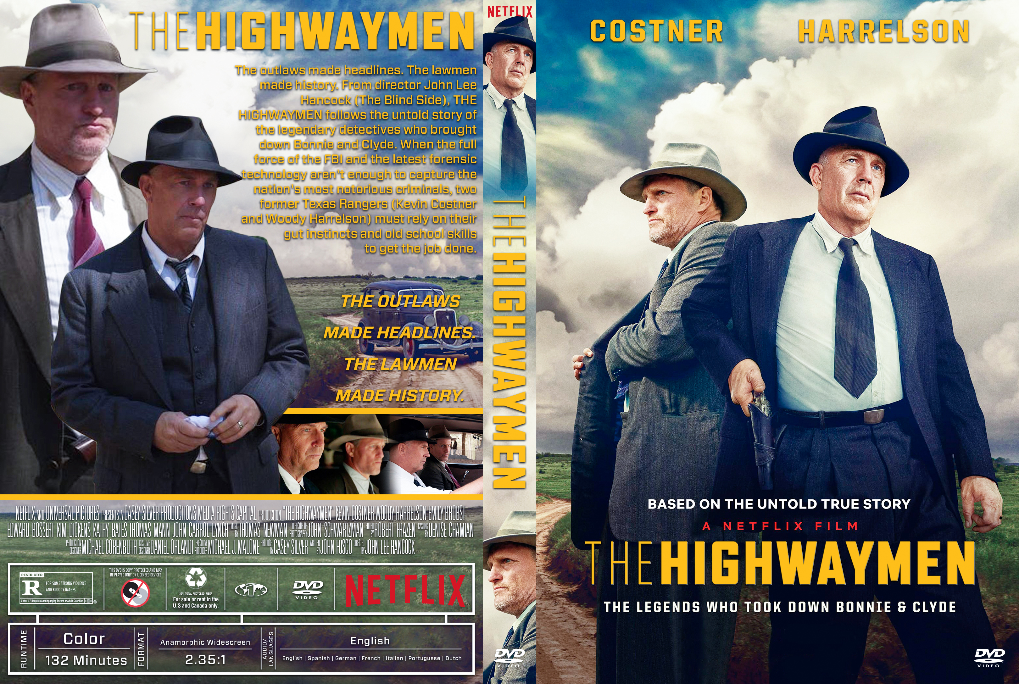 The Highwaymen DVD Cover | Cover Addict - Free DVD, Bluray Covers and