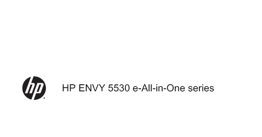 HP ENVY 5530 Manual - Download Manual PDF Online