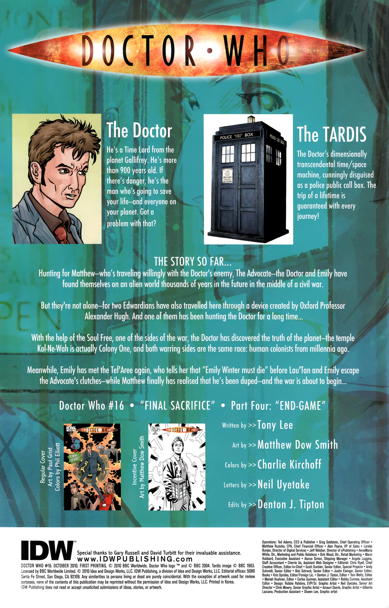 Doctor Who (2009) issue 16 - Page 2