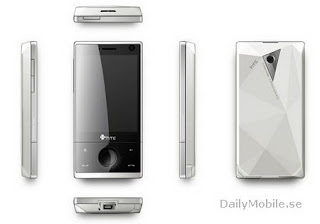 White HTC Touch Diamond 1b