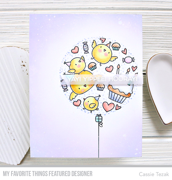 Handmade card by Cassie Tezak featuring products from My Favorite Things #mftstamps
