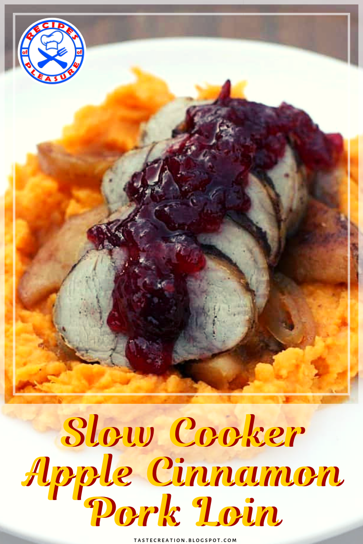 Slow Cooker Apple Cinnamon Pork Loin