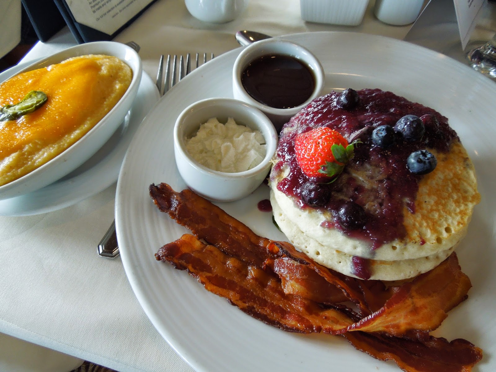 blueberry pancakes