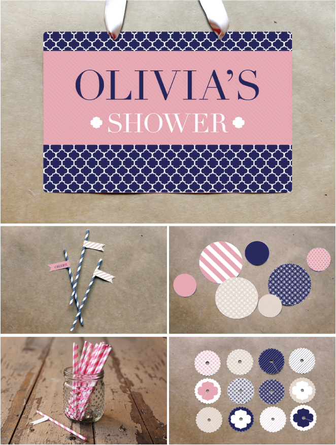 A Preppy Bridal Shower Minted Party Decor Belle The Magazine