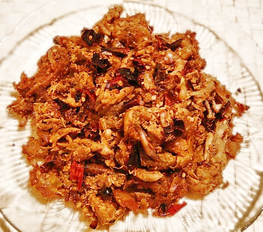 Rummana's Kitchen: Murgir Jhuri Kabab (Chicken Jhuri Kabab)