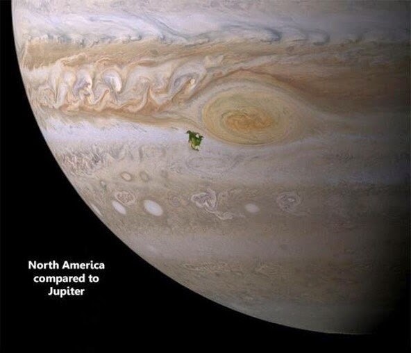 26 Pictures Will Make You Re-Evaluate Your Entire Existence - BUT LET’S TALK ABOUT PLANETS. THAT LITTLE GREEN SMUDGE IS NORTH AMERICA ON JUPITER.