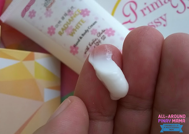 Prima Radiance White Hand & Body Cream, Prima Sassy Belle, Product Review, AAPM Health and Wellness, 