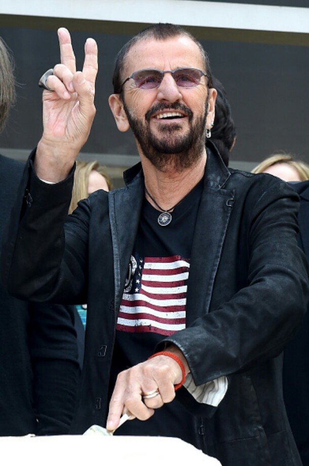 BEATLES MAGAZINE RINGO BIRTHDAY CELEBRATION IN LOS ANGELES PHOTOS
