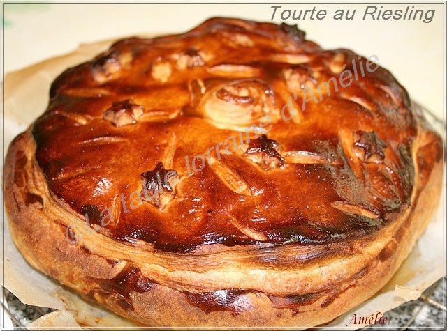 LA TABLE LORRAINE D'AMELIE: TOURTE AU RIESLING