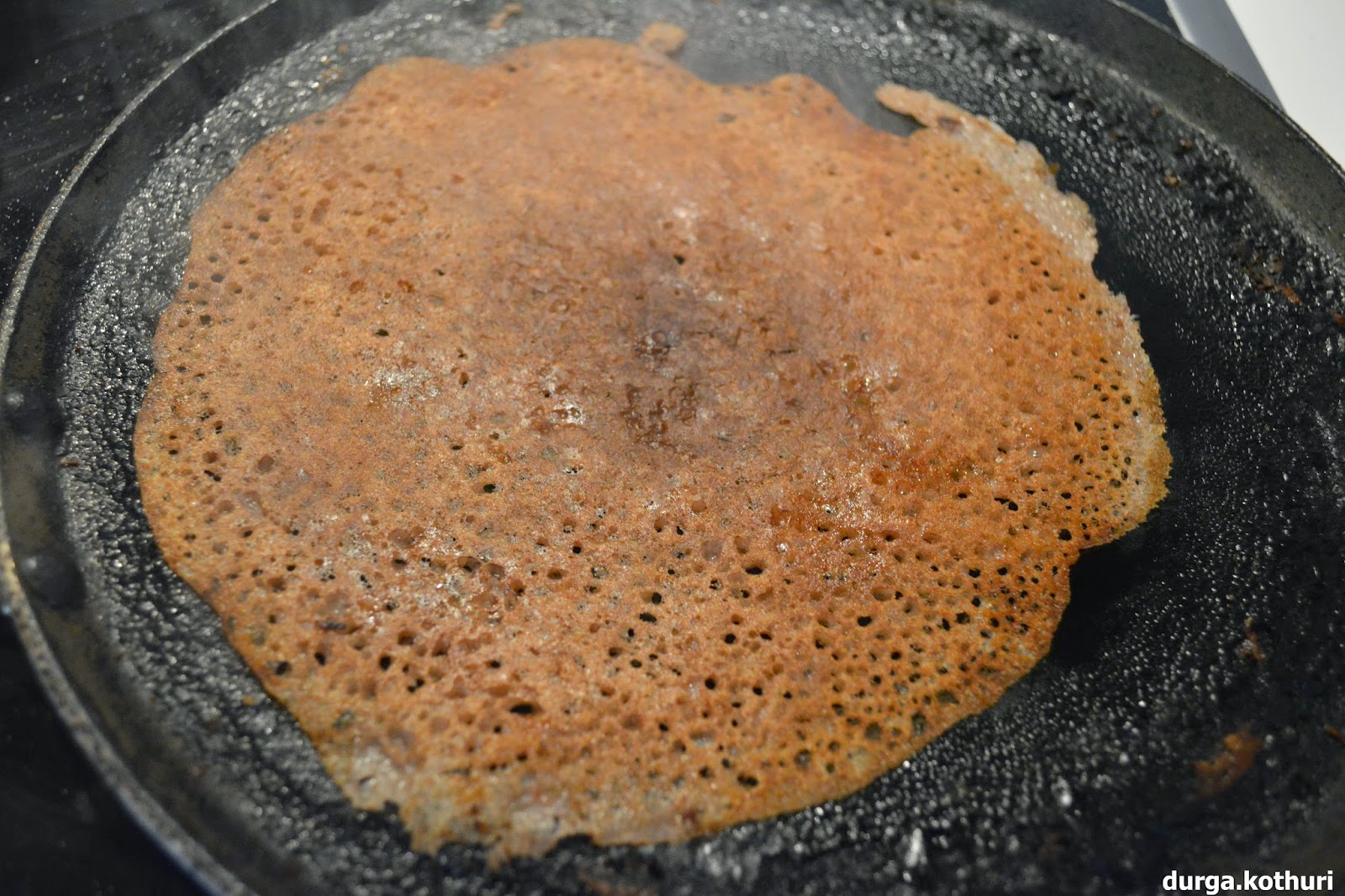 Healthy Side of Indian Cooking Ragi Dosa
