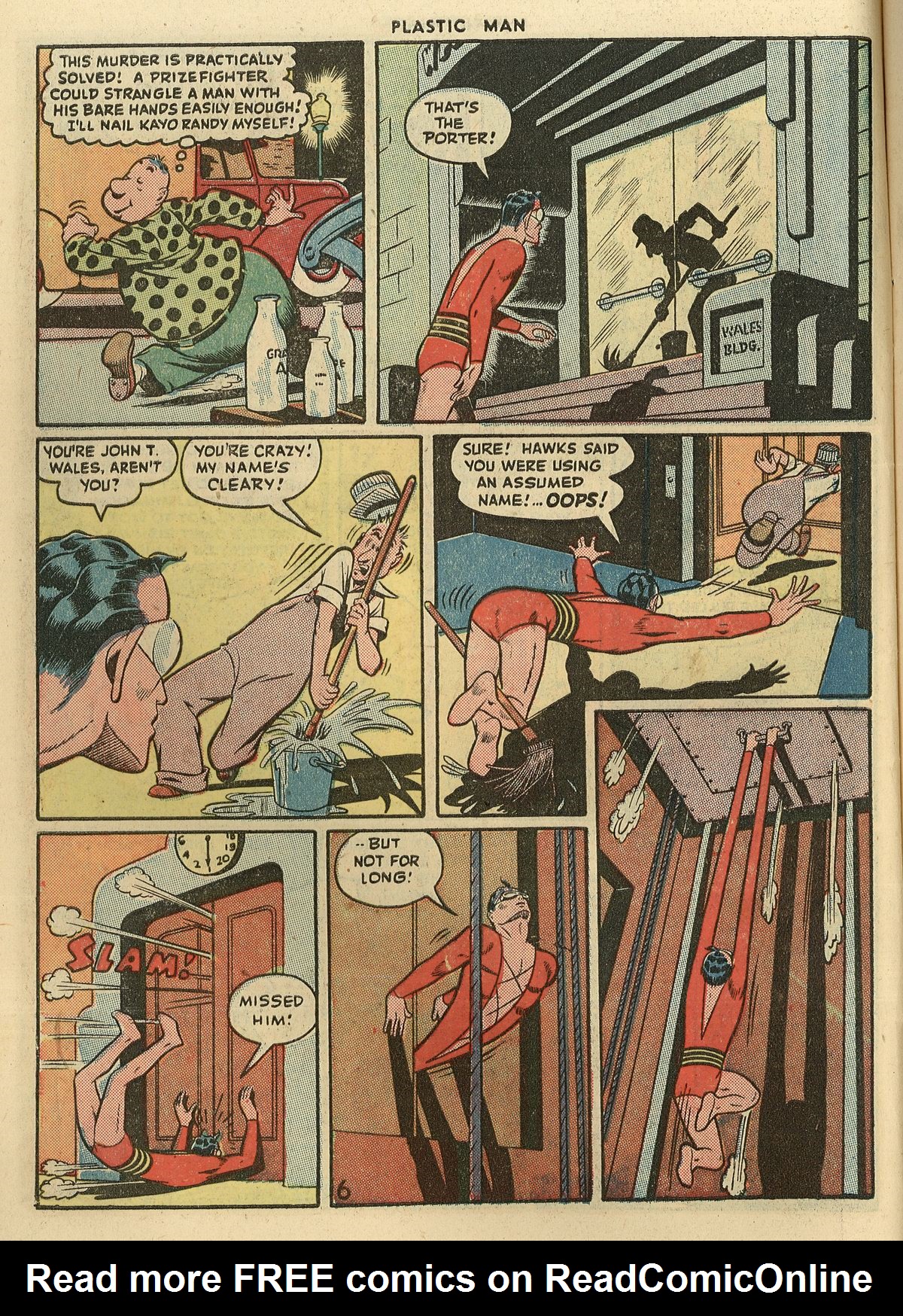 Read online Plastic Man (1943) comic -  Issue #3 - 8