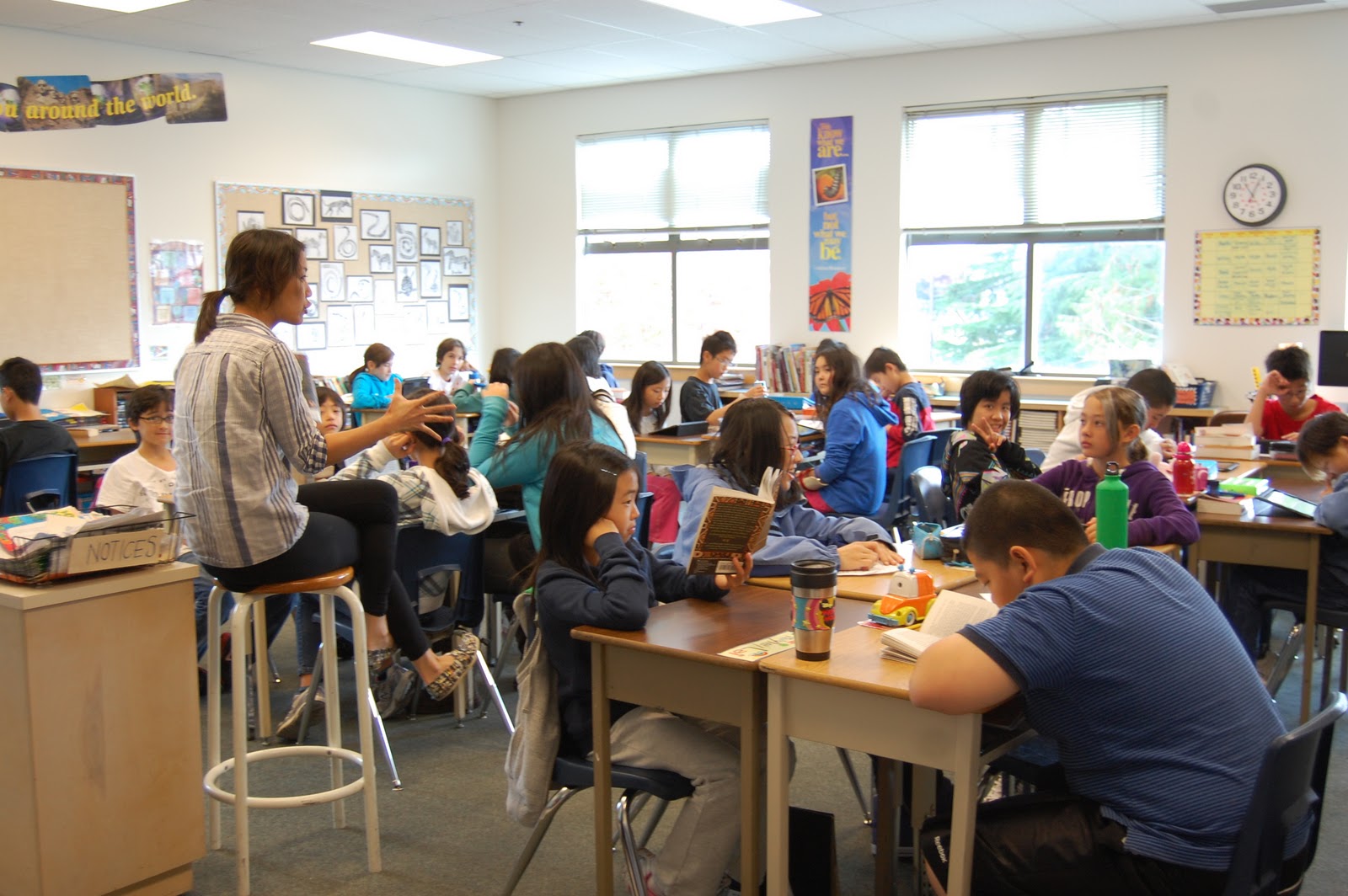 DROP EVERYTHING and READ BC 2014 Full Stop at Blair Elementary for DEAR