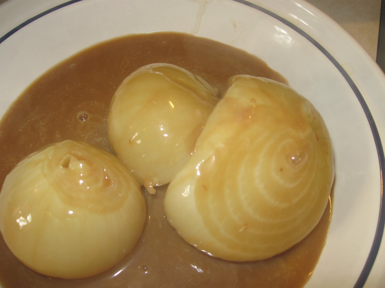 The Medieval Cook Roasted Onions in Brown Gravy