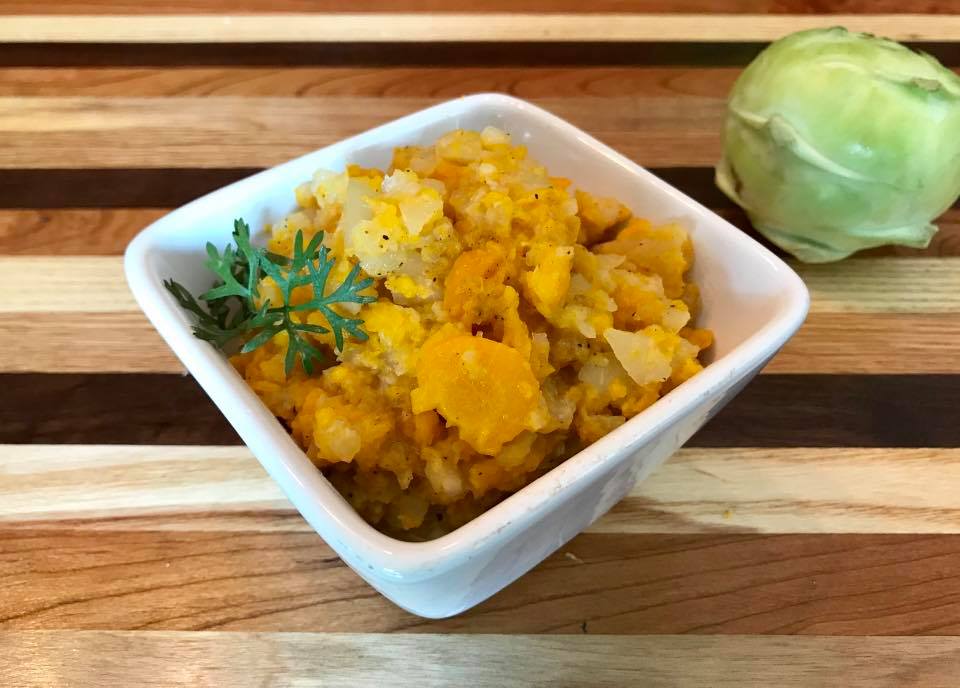 Fashioned4You Instant Pot Kohlrabi and Carrot Mash
