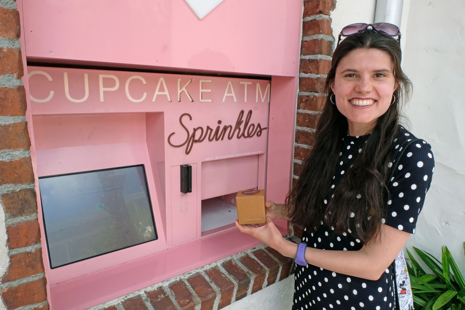 Sprinkles Cupcake ATM at Disney Springs Kat Last A Travel, Craft