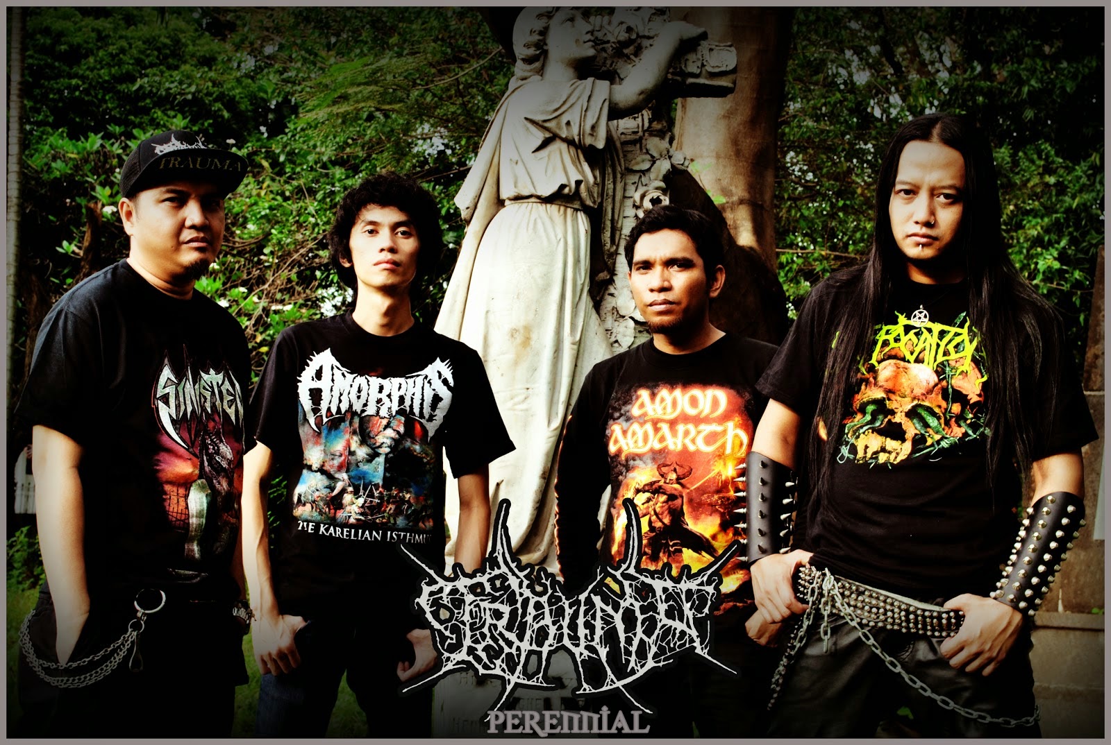 TRAUMA band death metal jakarta indonesia foto personil logo artwork