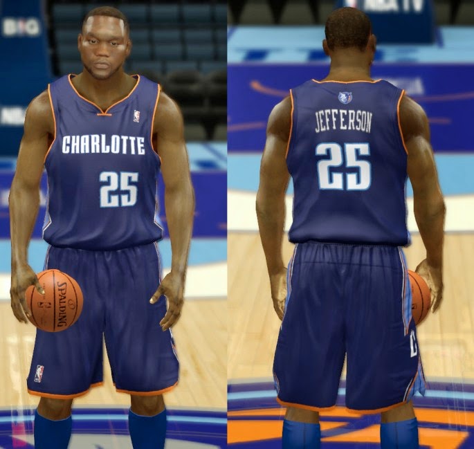 NBA 2K14 Charlotte Bobcats Jersey Mod Pack