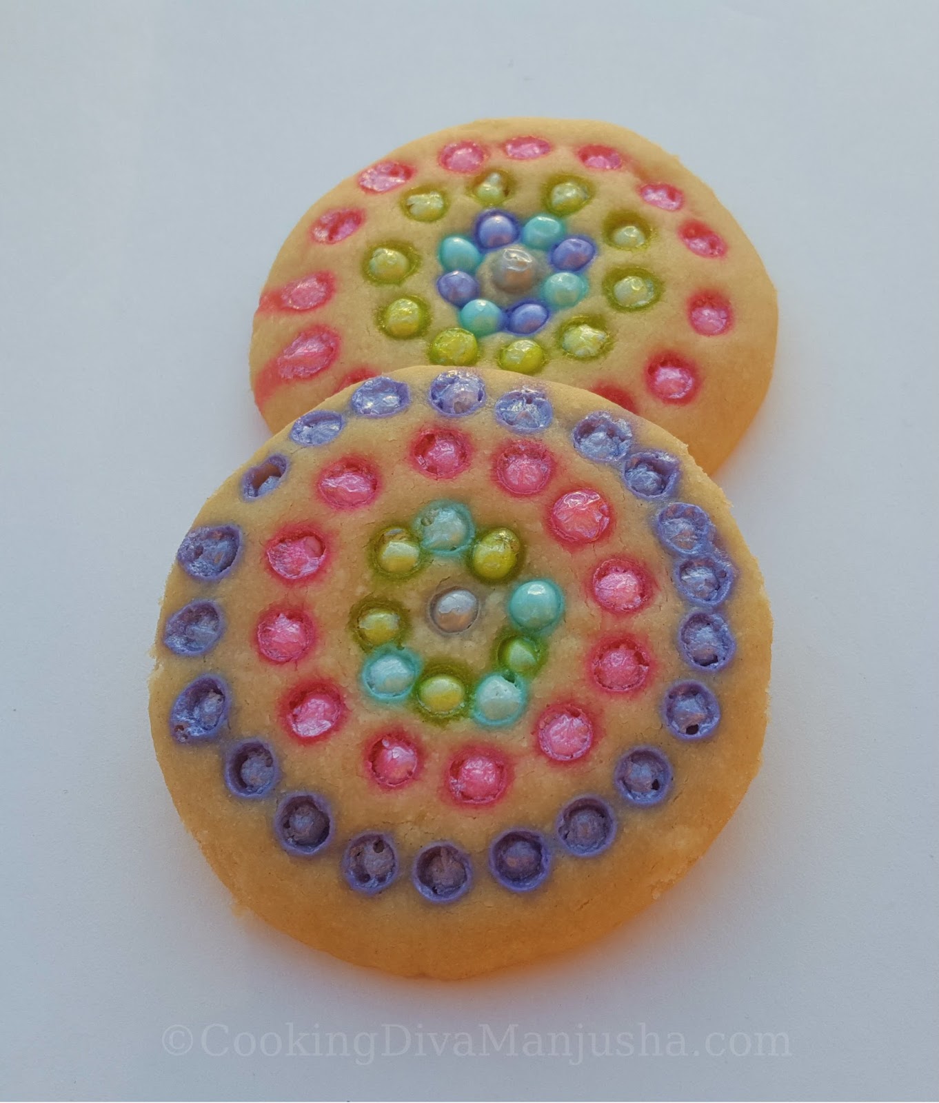 Rangoli cookiesEggless cookieUnique cookie