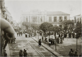 Plaza de España de Leganés. Tranvía. Abuelohara.