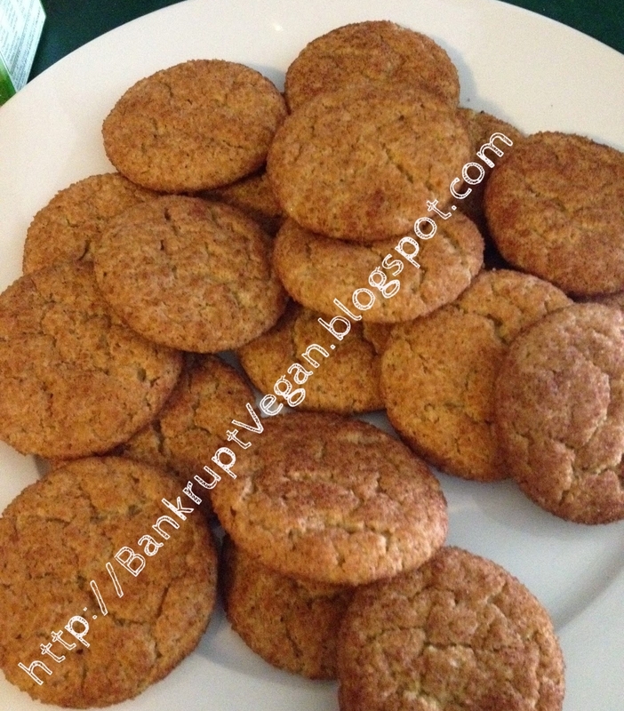 BANKRUPT VEGAN Alicia Simpson's Sweetgrass Snickerdoodles