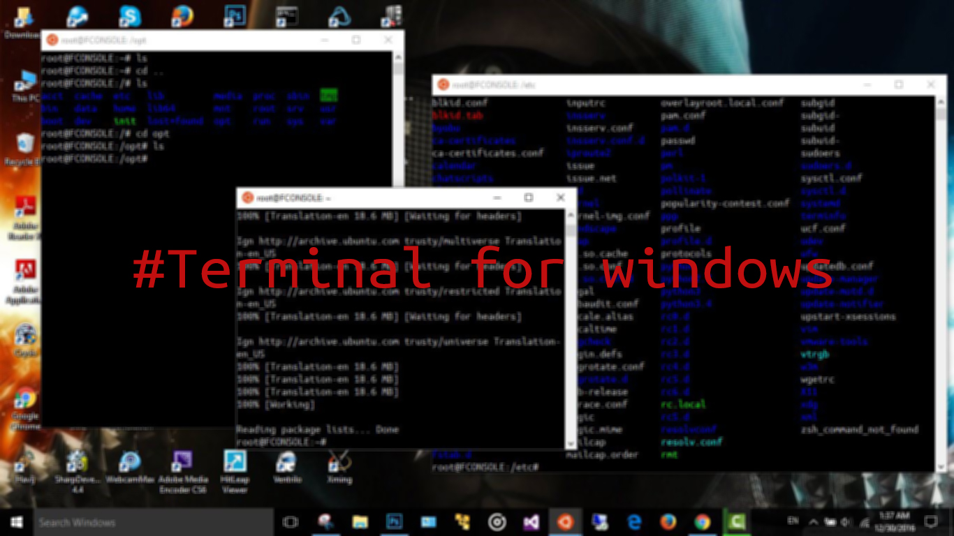 طريقة تثبيت و استخدام terminal لينكس على الوندوز 10 ElZwade الزوادي
