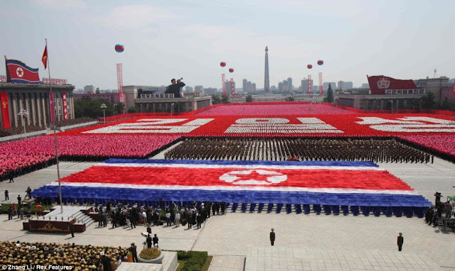 Korea Utara Unjuk Kekuatan Militer di Hari Ulang Tahun