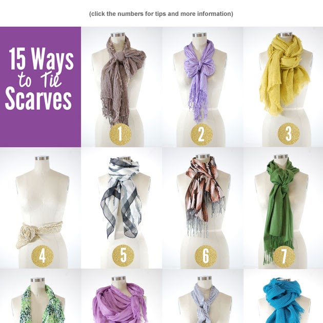 Hailey's Helpful Hints : Fashion 101: Creative ways to tie a scarf
