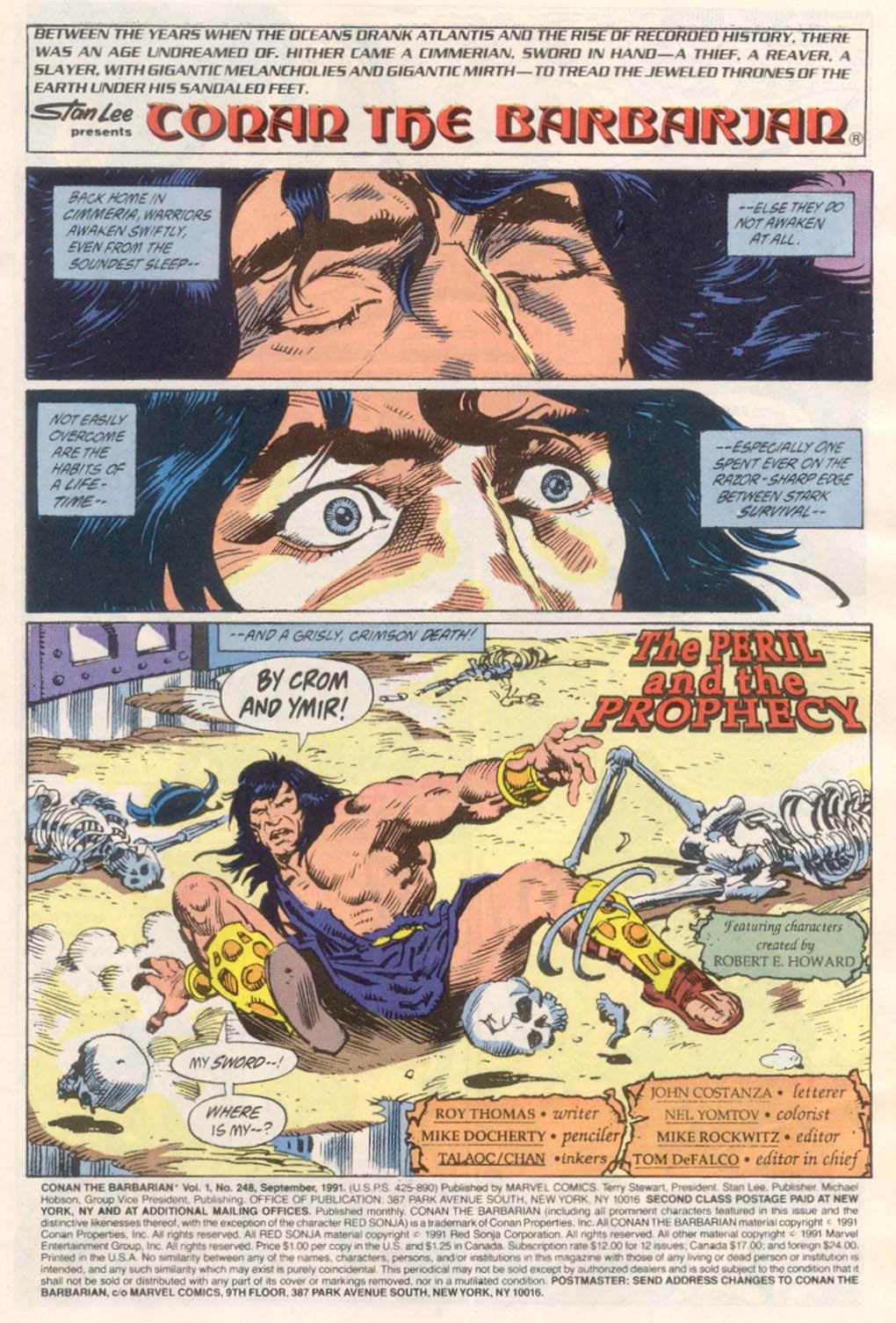 Read online Conan the Barbarian (1970) comic -  Issue #248 - 2