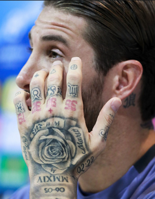 Sergio Ramos tattoo Sergio Ramos tattoo