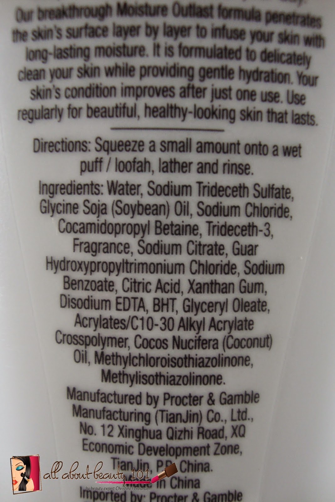 Olay Clean Moisture With Coconut Milk Body Wash All About Beauty 101