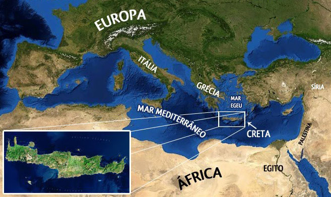 Ilha de Creta, a princesa do Mar Egeu/Insel Kreta – Prinzessin der