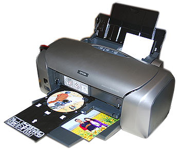  Epson R230 Printer Khusus Cetak CD/DVD