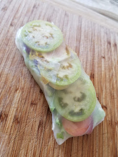 Bacon, lettuce and tomato wrap