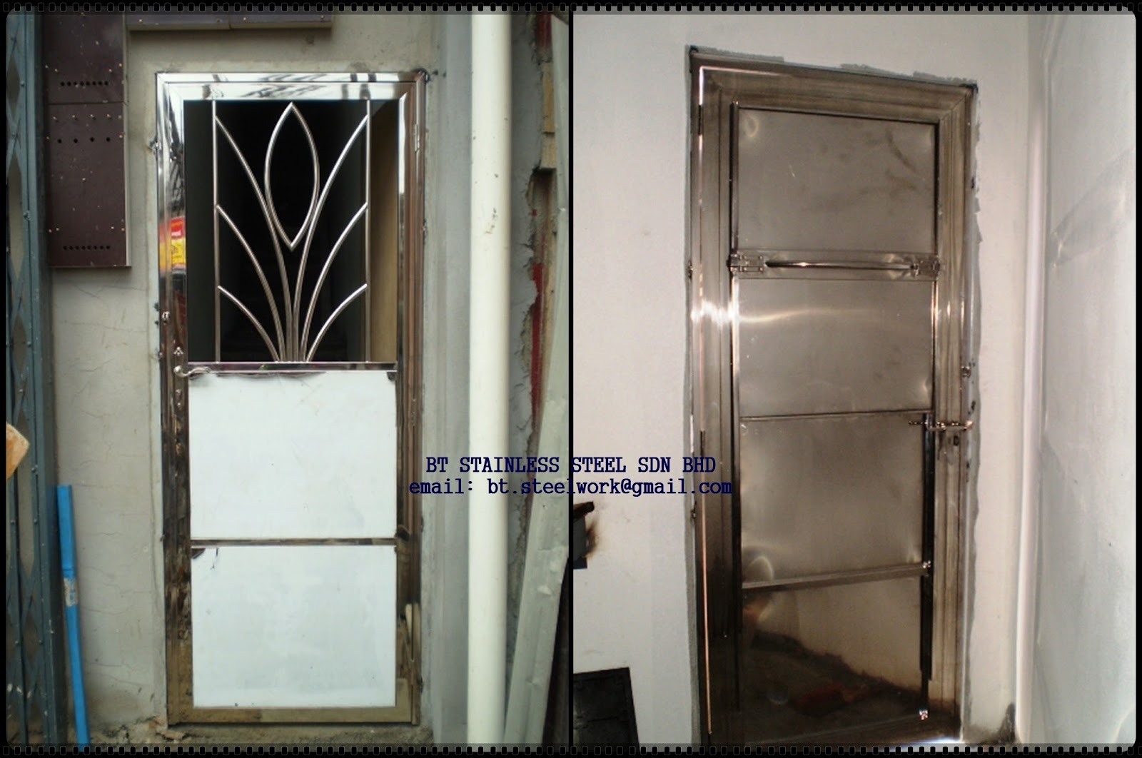 BT STAINLESS STEEL SDN BHD BT STEEL WORK CONTOH CONTOH 