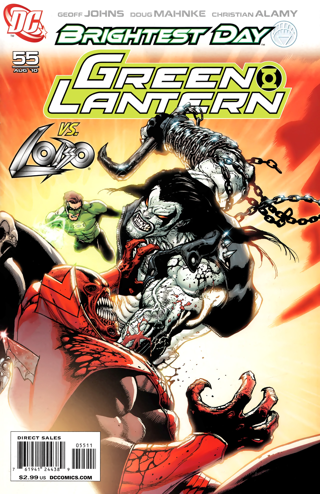 Read online Green Lantern (2005) comic -  Issue #55 - 1