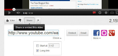 jazzytube video blog template copying the youtube code
