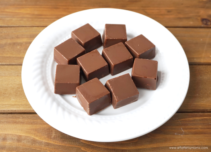Make some Qwirkle Chocolates to eat while you play Qwirkle at your next Family Game Night!