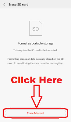 how to format an sd card on an android tablet