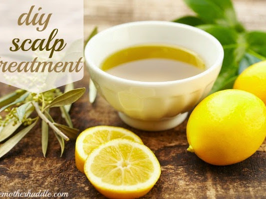 Coconut Oil, Lemon, Grapefruit Scalp Treatment Recipe