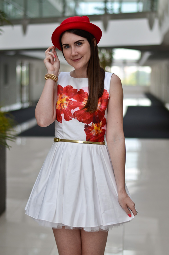 Arianne White Floral Dress