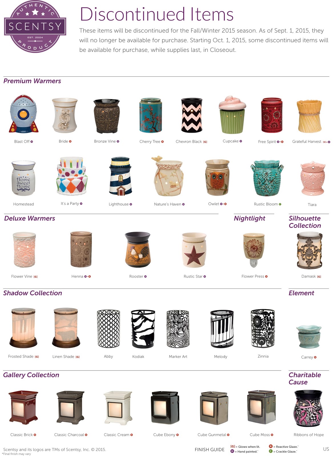 Wickless Your Way Discontinued Scentsy Products Fall/Winter 2015 Season