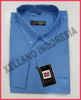Kemeja Formal Lengan Panjang MILAZIO (Biru) toko kemeja formal pria, grosir kemeja formal pria, kemeja formal pria regular