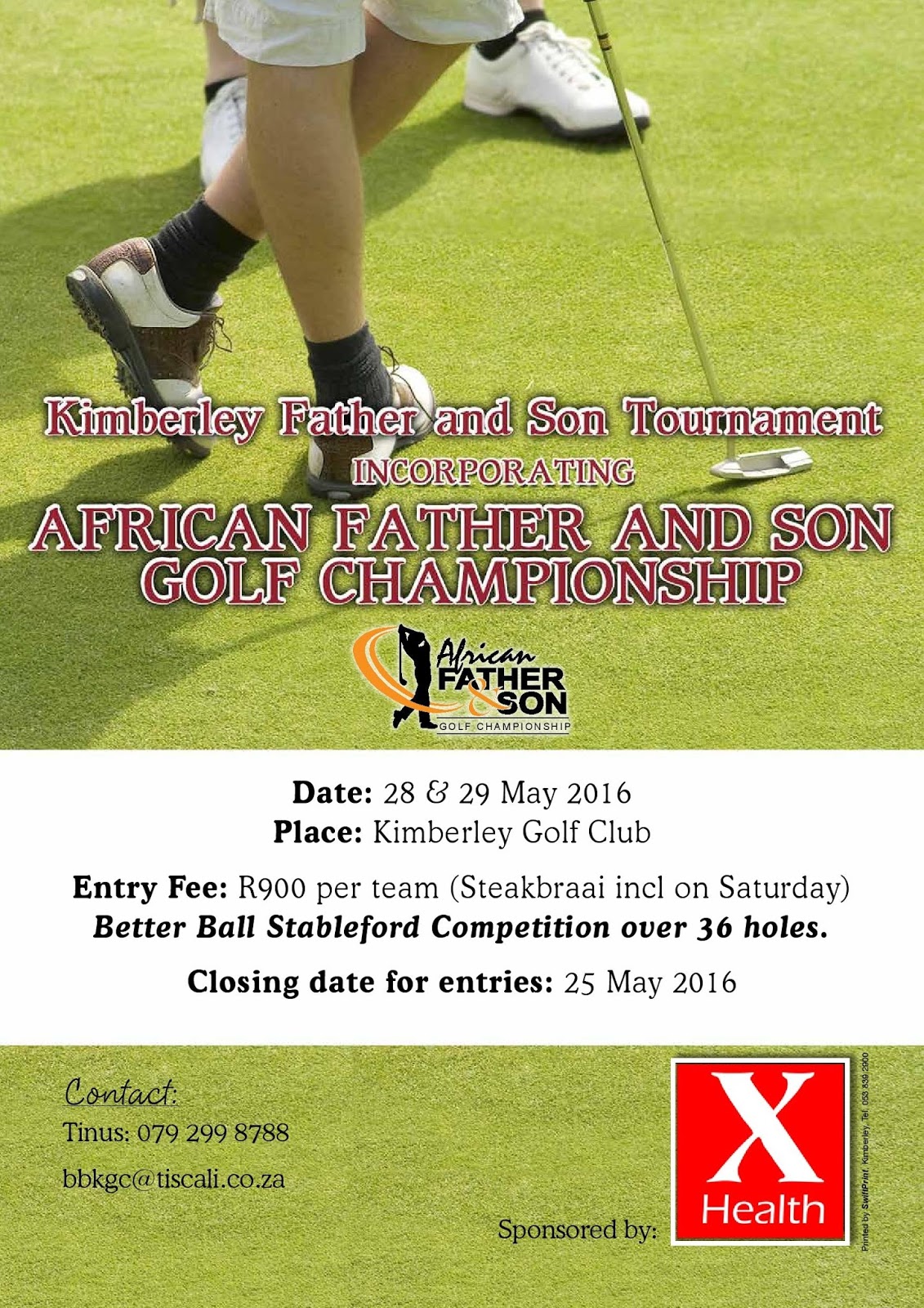 Father & Son Golf Competition @ Kimberley Golf Club Kimberley • 2018
