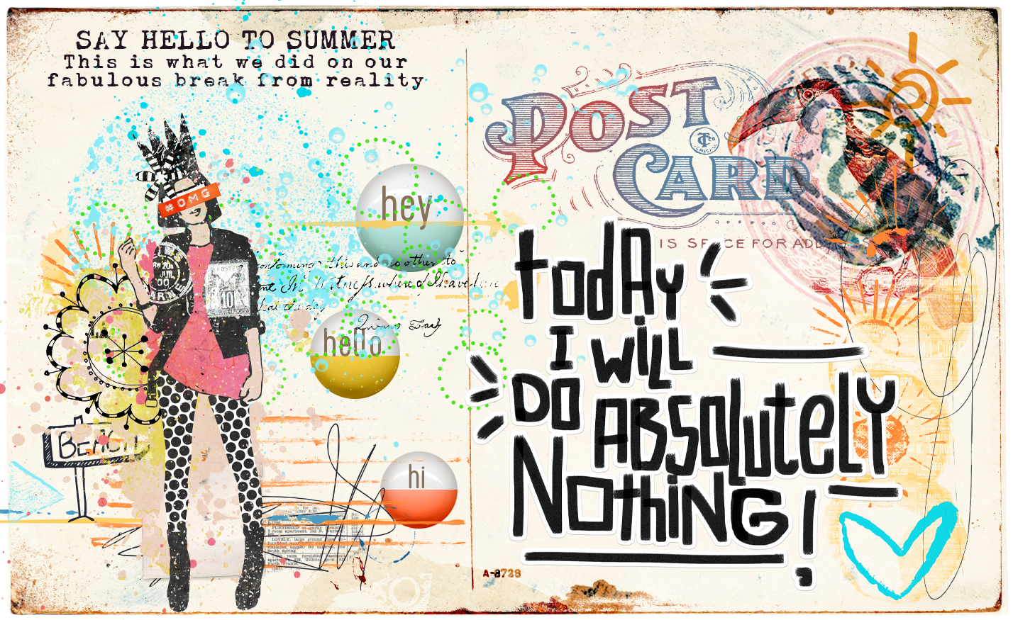 Try it on Tuesday Top 5.Postcards [Mail Art] at TioT's.