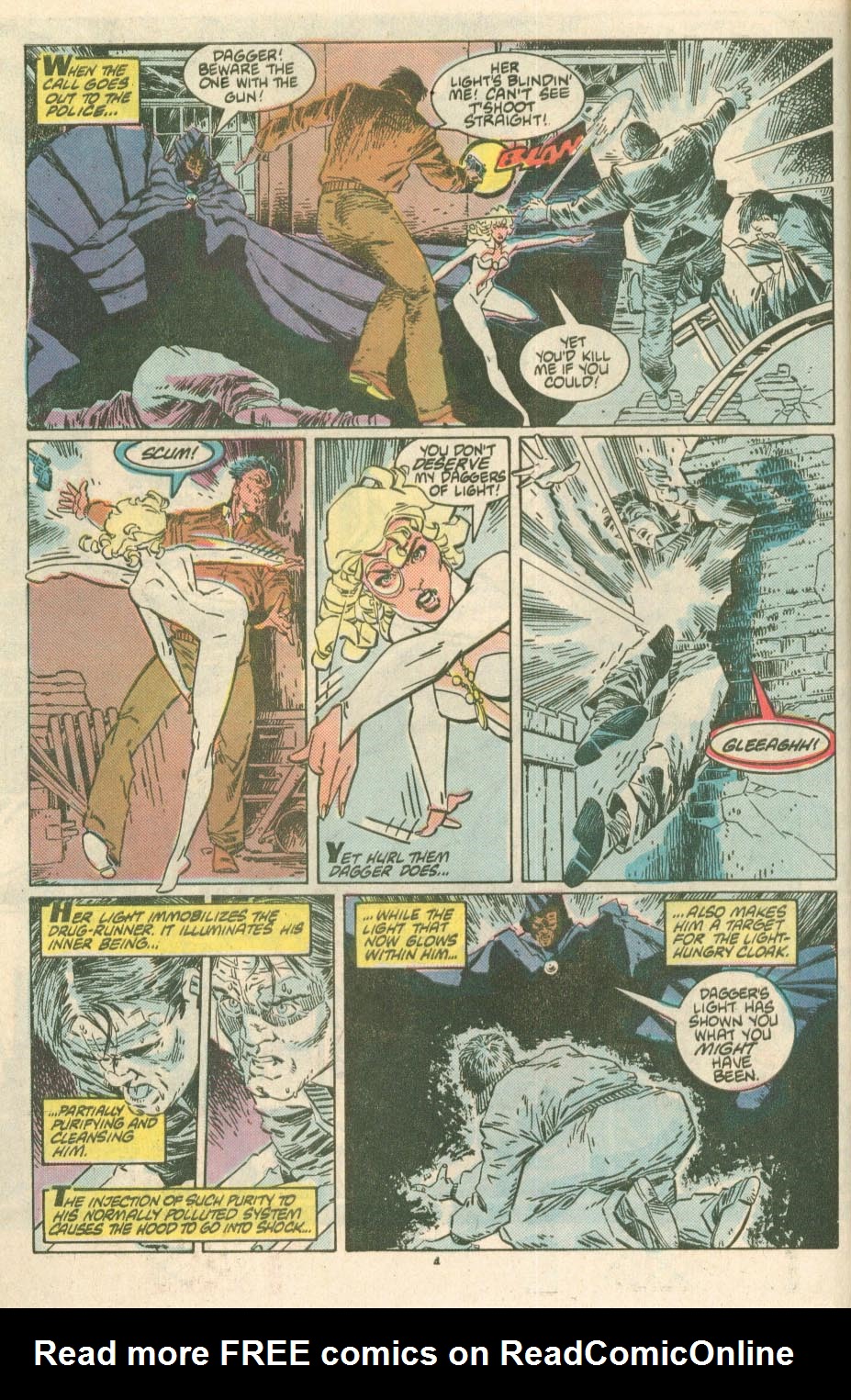 Read online Cloak and Dagger (1985) comic -  Issue #3 - 5