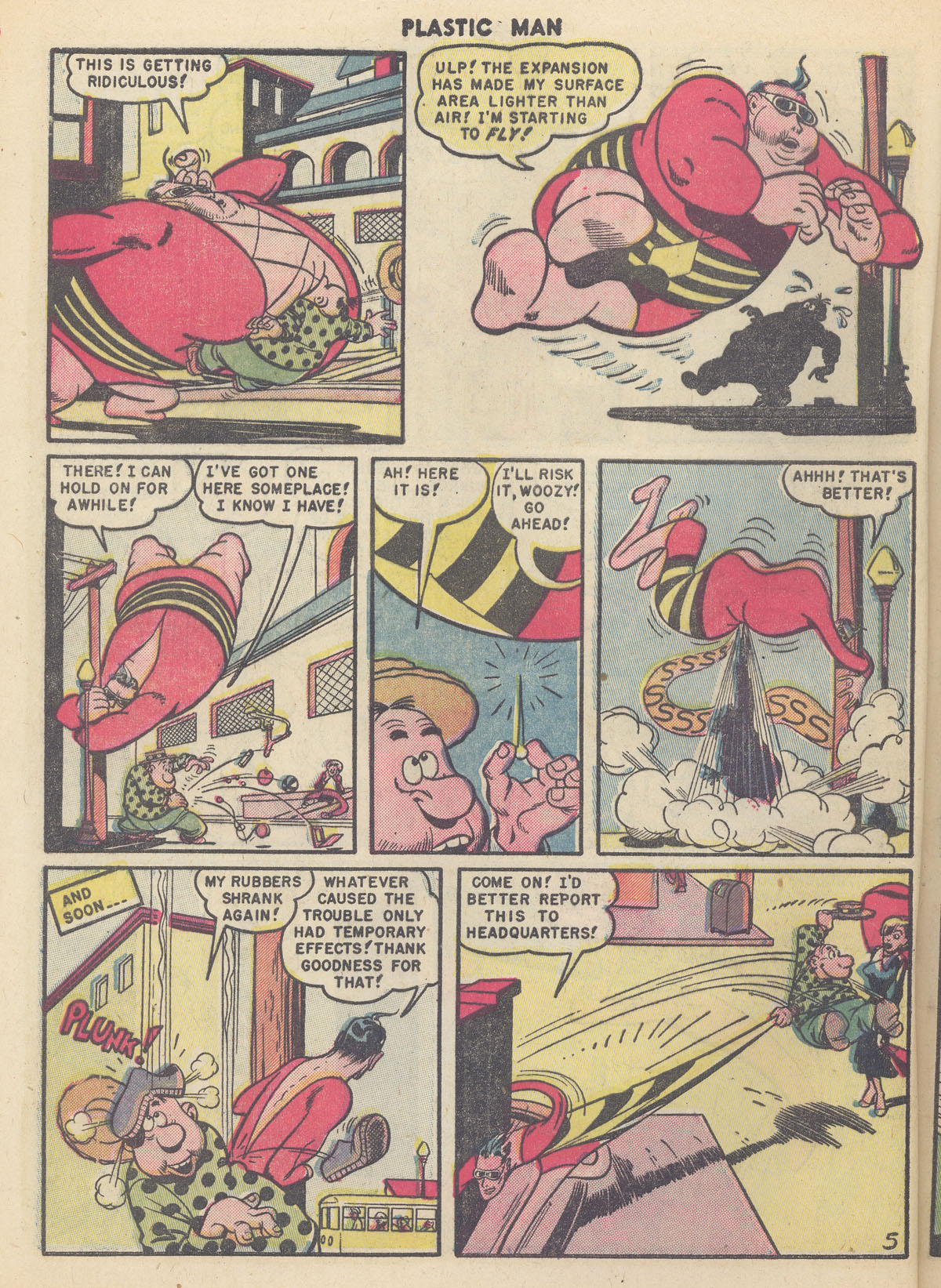 Read online Plastic Man (1943) comic -  Issue #24 - 22