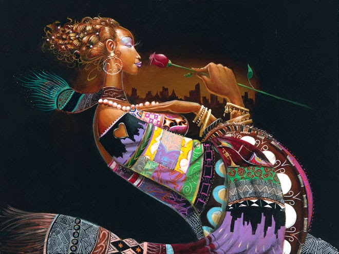 30 Mind Blowing Black Woman Paintings By Frank Morrison - Fine Art and You