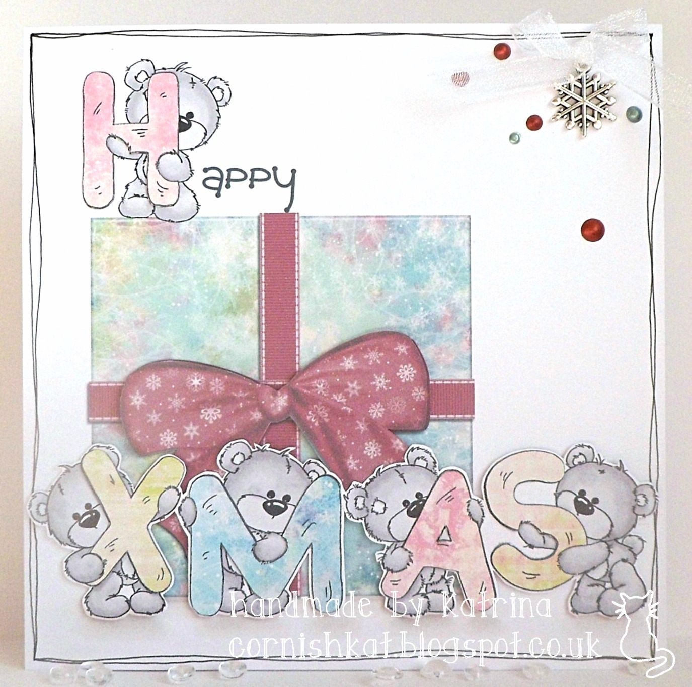 Katrina's Crafting Blog: Xmas Alpha Bears